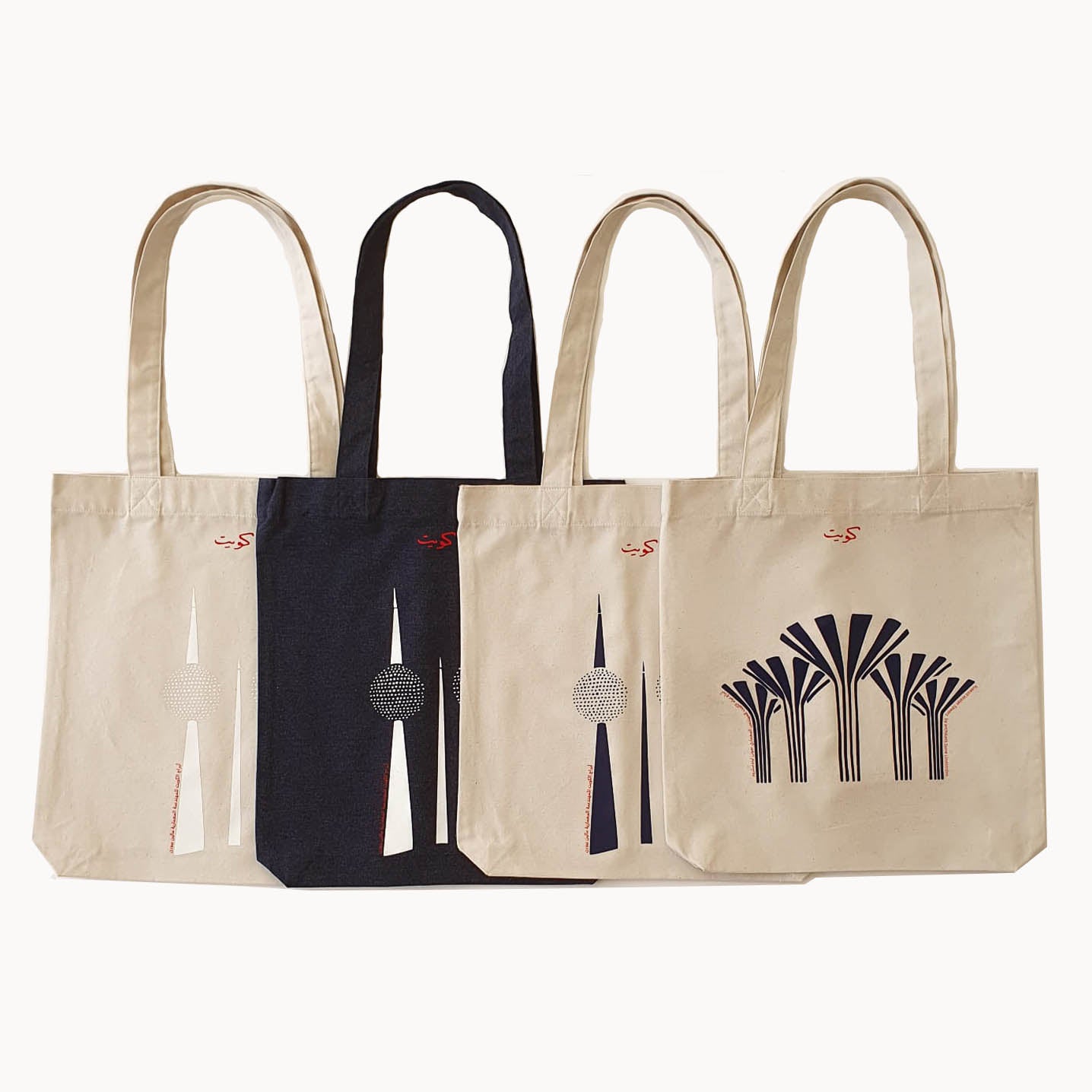 Kuwait Landmarks Tote Bag